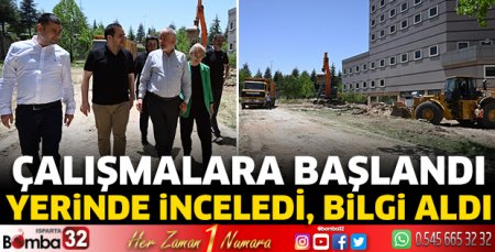Çalışmalara başlandı