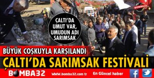 ÇALTI'DA SARIMSAK FESTİVALİ DÜZENLENDİ