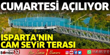 Cam Seyir Terası açılıyor