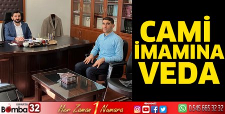 Cami imamına veda
