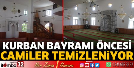 Camiler temizleniyor