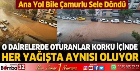 Çamurlu sel zor anlar yaşatıyor