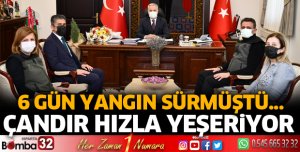 Çandır yeniden yeşeriyor