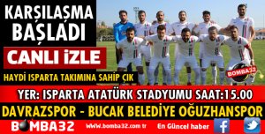 CANLI CANLI DAVRAZSPOR BUCAK BELEDİYE OĞUZHANSPOR'U AĞIRLIYOR