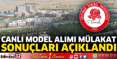 Canlı model alımı mülakat sonuçları açıklandı