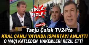 CANLI YAYINDA ISPARTA'YI  ANLATTI 