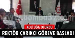 ÇARIKÇI MAKAMA OTURDU!