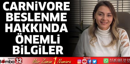 Carnivore beslenme hakkında önemli bilgiler 