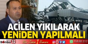 Çarşamba Pazarı acilen yıkılarak yeniden yapılmalı