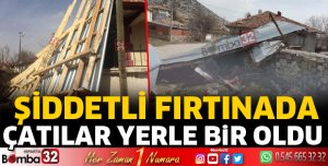 Çatılar uçtu