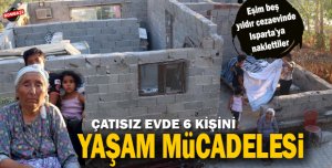 Çatısız Evde 6 Kişinin Yaşam Mücadelesi