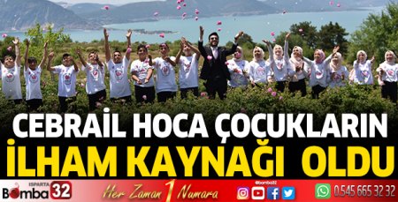 Cebrail Hoca, köy çocuklarının ilham kaynağı oldu