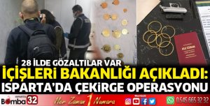 Çekirge operasyonu düzenlendi