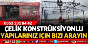 ÇELİK KONSTRÜKSİYONLU  YAPILAR İÇİN LÜTFEN BİZİ ARAYIN SARSILMAZ METAL