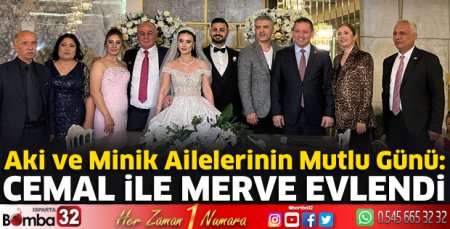 Cemal ile Merve evlendi