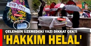 CENAZEDE BU ÇELENK DİKKAT ÇEKTİ 