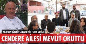 CENDERE AİLESİ MEVLİD OKUTTU