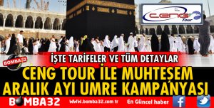 CENG TOUR ile Muhteşem Aralık Ayı UMRE KAMPANYASI
