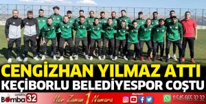 Cengizhan Yılmaz attı, Keçiborlu Belediyespor coştu