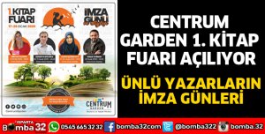 CENTRUM GARDEN'DA KİTAP FUARI AÇILIYOR