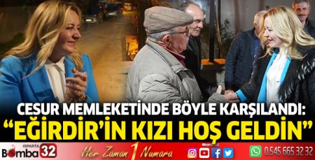 Cesur, Eğirdir'de
