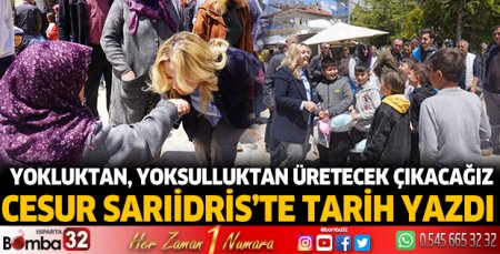 Cesur Sarıidris’te tarih yazdı