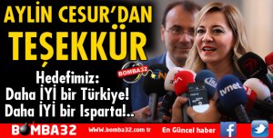 CESUR’DAN TEŞEKKÜR MESAJI