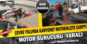 ÇEVRE YOLUNDA KAZA 1 YARALI 