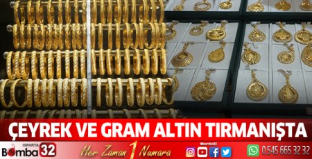 Çeyrek ve gram altın tırmanışta