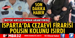 CEZAEVİ FİRARİSİ YAKALANDIĞINDA POLİSİN KOLUNU ISIRDI