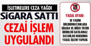 CEZALAR YAĞDI!