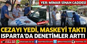 CEZAYI YEDİKTEN SONRA MASKESİNİ TAKTI