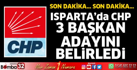 CHP 3 Başkan adayını belirledi