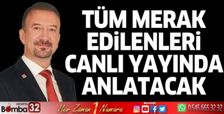 CHP adayı Cantekin canlı yayına çıkıyor 