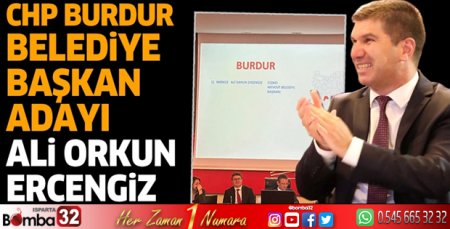 CHP Burdur Belediye başkan adayı Ali Orkun Ercengiz