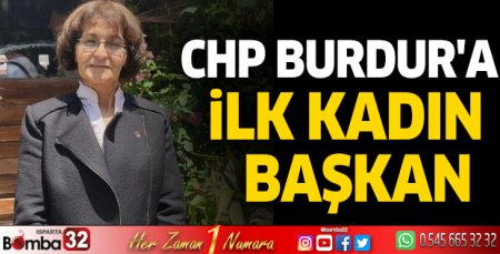 CHP Burdur'a ilk kadın başkan