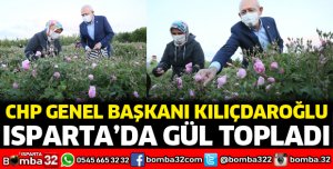 CHP Genel Başkanı Kılıçdaroğlu, işçilerle gül topladı