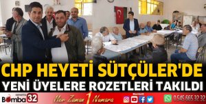 CHP Heyeti Sütçüler’de