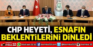CHP heyetinden, Başkan Tural'a ziyaret