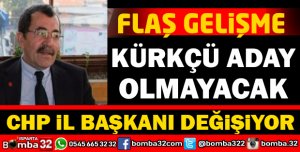 CHP İL BAŞKANI AHMET KÜRKÇÜ BIRAKIYOR