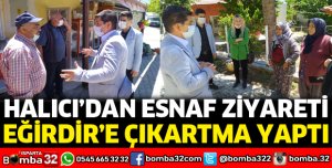 CHP İl Başkanı Halıcı Eğirdir'de