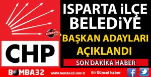 CHP İLÇE BELEDİYE BAŞKAN ADAYLARINI BELİRLEDİ