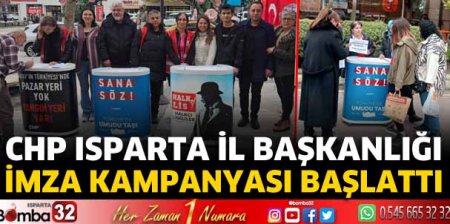 CHP imza kampanyası başlattı 