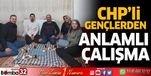 CHP Isparta İl Gençlik Kolları'ndan Anlamlı Çalışma