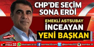 CHP MERKEZ İLÇEDE YENİ BAŞKAN ERDAL İNCEAYAN