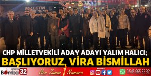 CHP Milletvekili Aday Adayı Halıcı: Başlıyoruz