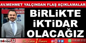 CHP MİLLETVEKİLİ ADAY ADAYI YALÇINDAN FLAŞ AÇIKLAMALAR