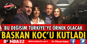 CHP MİLLETVEKİLİ ADAYI CEYHAN BAŞKAN KOÇ'U KUTLADI