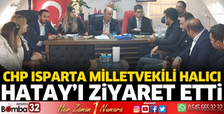 CHP Milletvekili Halıcı Hatay'da