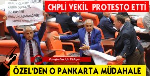 CHP Protestosuna Özel Müdahale